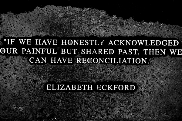 Reconciliation comes only when there is truth